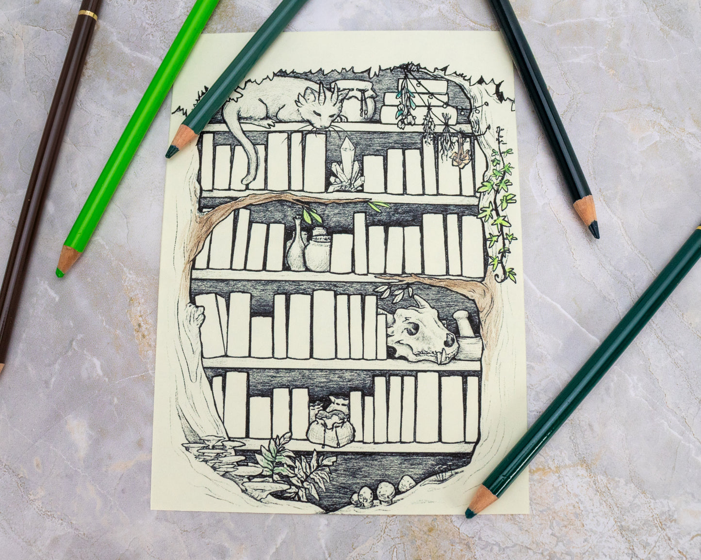 Enchanted Library Tracker *PRINTABLE*