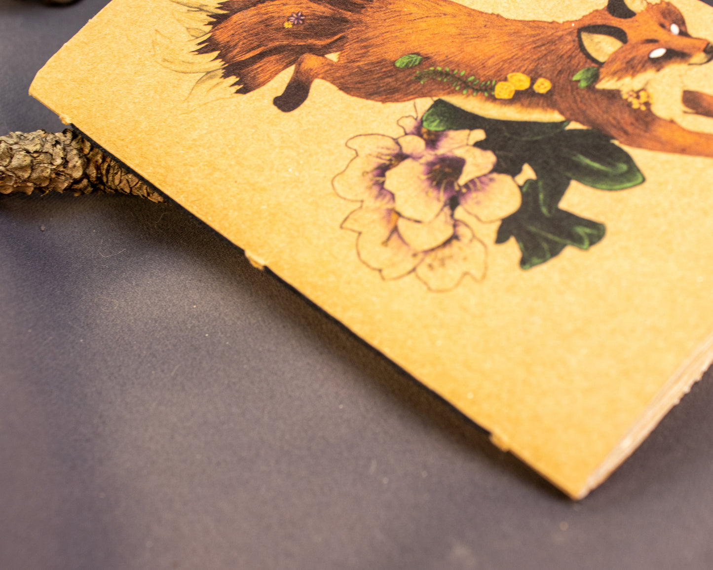 Forest Fox Mini Handbound Notebook