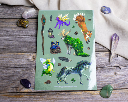 Enchanted Forest Sticker Sheet