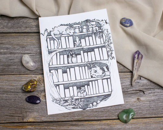 Enchanted Library Tracker *PRINTABLE*