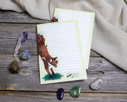 Many-Tailed Fox Magnetic Notepad