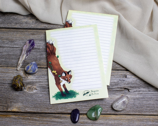 Many-Tailed Fox Magnetic Notepad