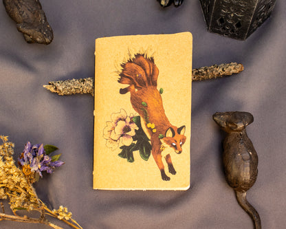 Forest Fox Mini Handbound Notebook