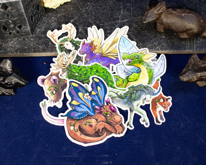 Forest Creature Sticker Set