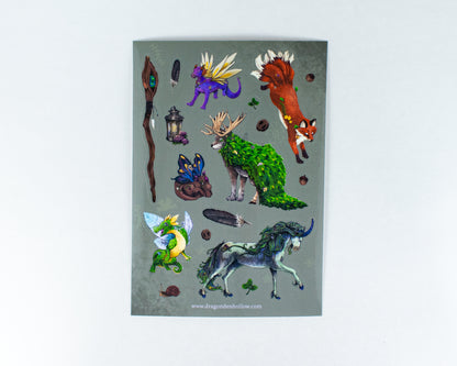 Enchanted Forest Sticker Sheet