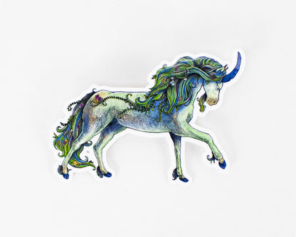 Forest Unicorn Sticker