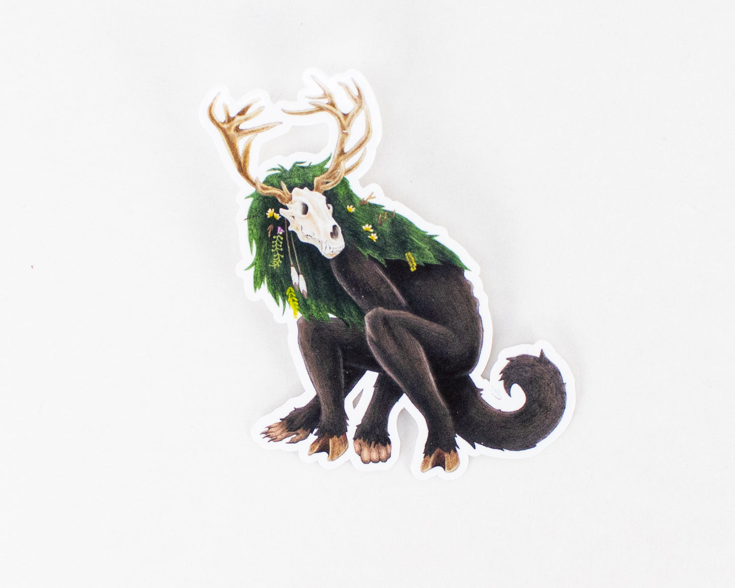 Forest Wendigo Sticker