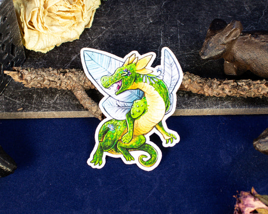 Leafwing Dragonette Sticker